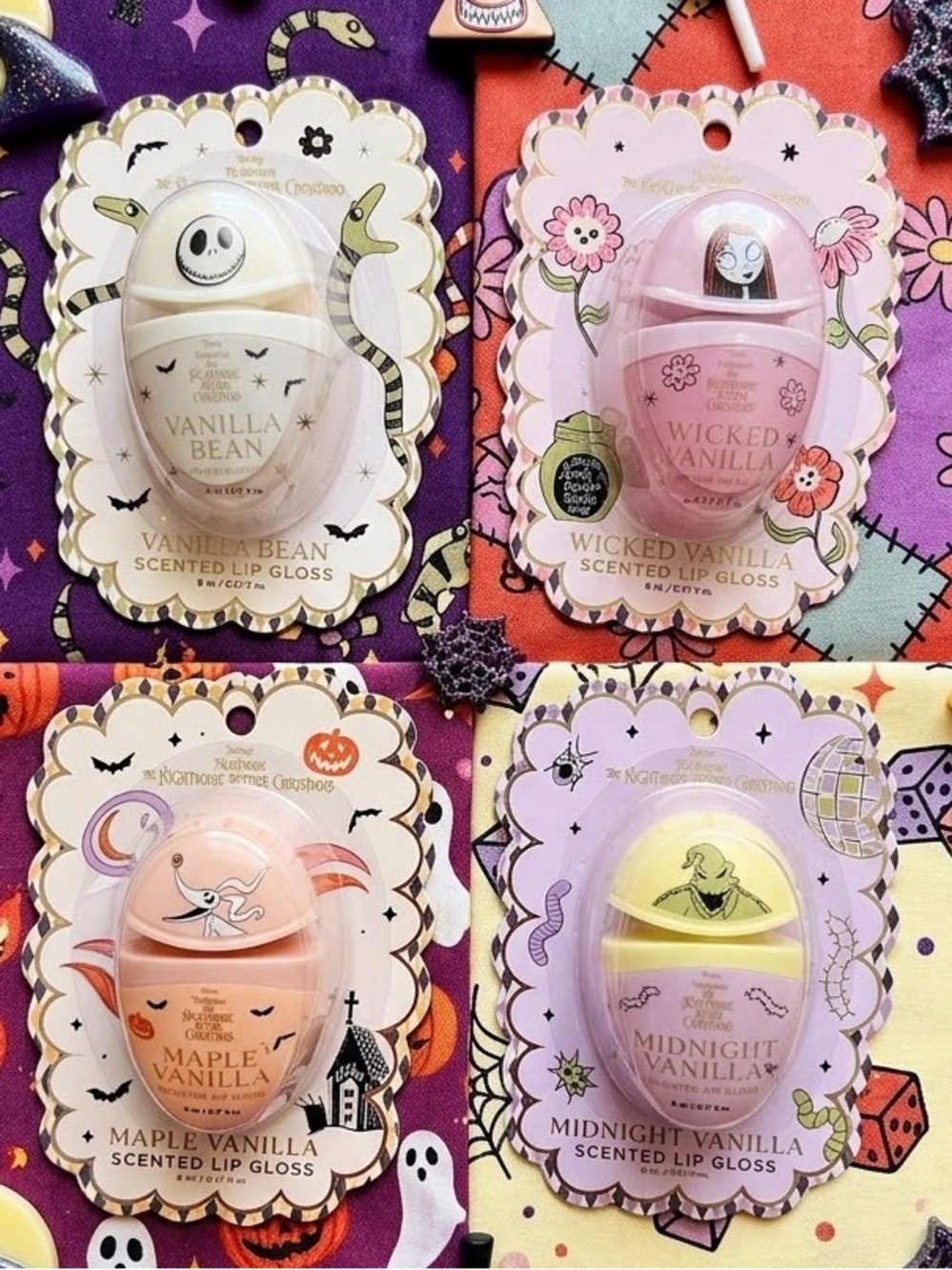 The Nightmare Before Christmas 4pc Lip Balm Set